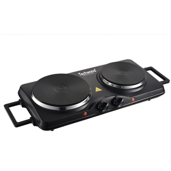 Plaque électrique TECHWOOD 2 Feux Noir (TPE-2506) Plaque électrique TECHWOOD 2 Feux Noir (TPE-2506)